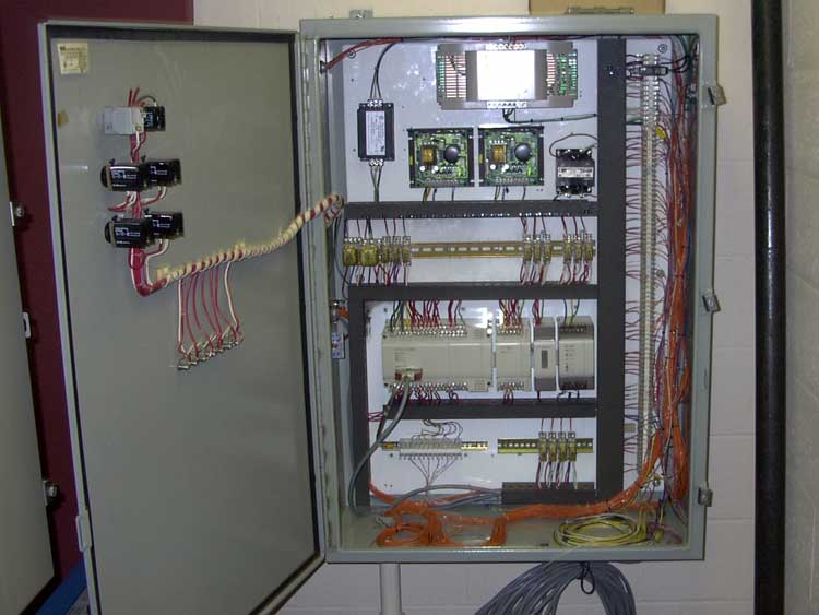 Original main control system panel