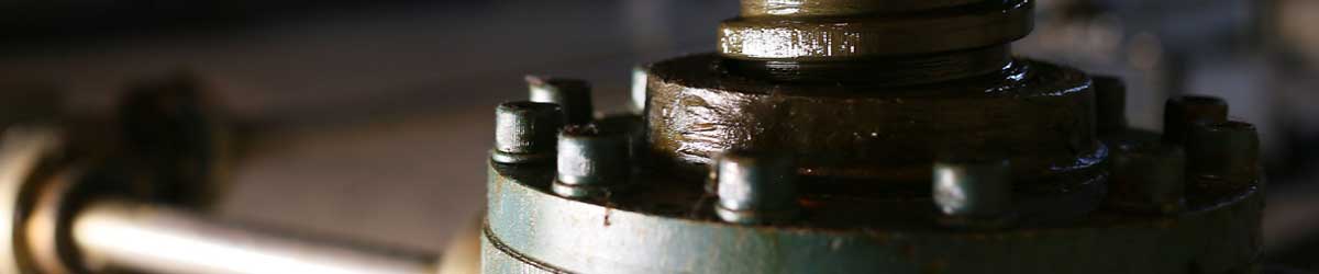 Close up view of a screw jack