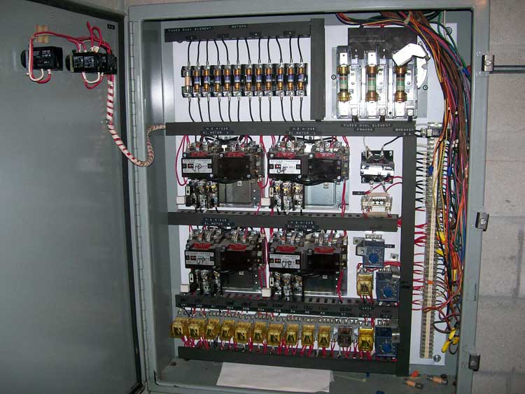 Original main control system panel